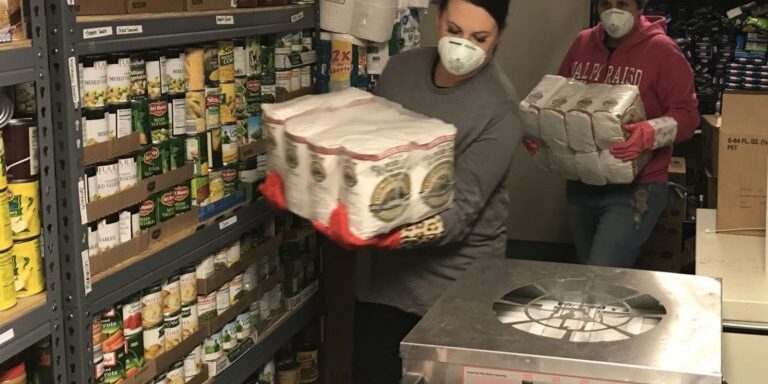 Hilltop Food pantry MonoSol Volunteers